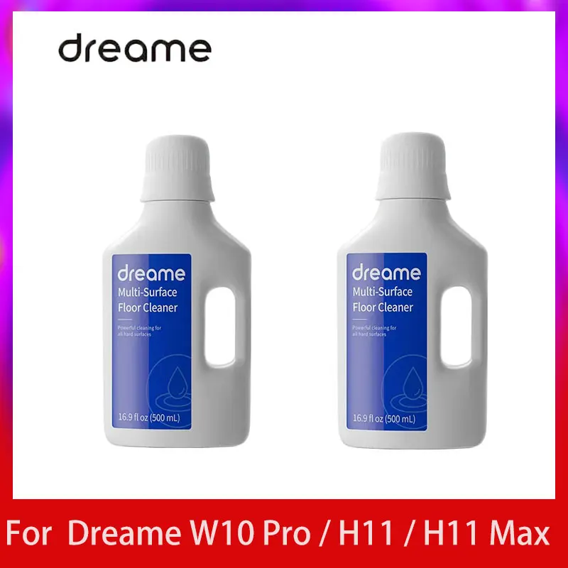 ForOriginal Dreame W10 Pro / H11 / H11 Max / H12 / H12 Pro / M12 Cleaning Fluid Cleaning Solution Accessories Modle:AWH5 (500ml)