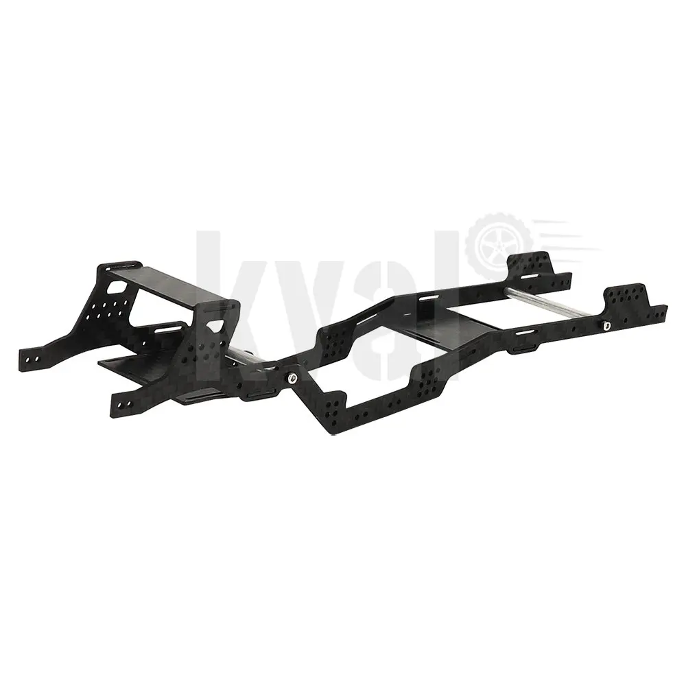 1:24 LCG Carbon Fiber Chassis Kit Frame Girder for 1/24 RC Crawler Axial SCX24 Jeep Gladiator Upgraded Parts