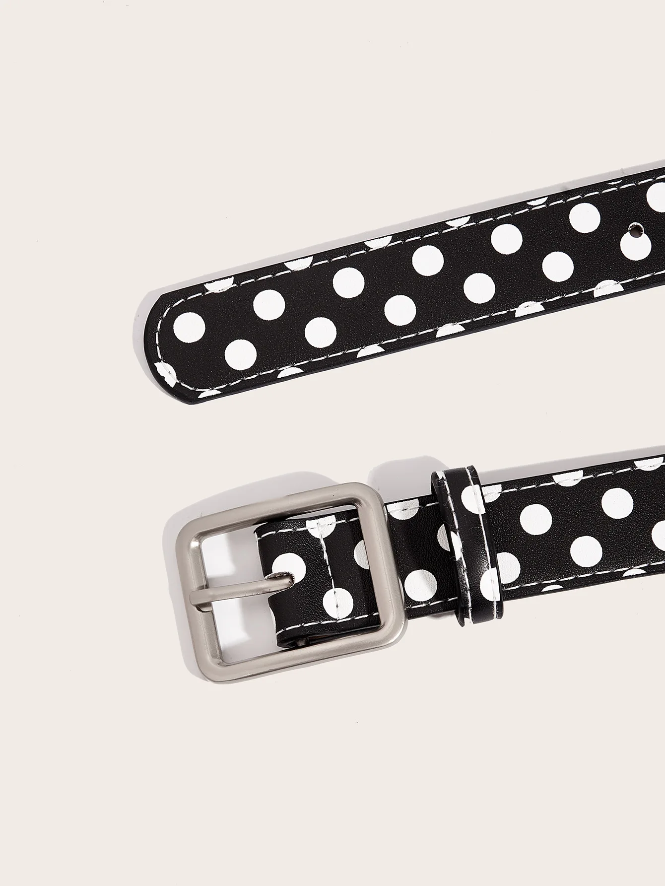 Trendige Vintage Polka Dot Damengürtel Y2K Mädchen Dornschließen-Gürtel Taillengürtel Jeansgürtel PU-Leder Taillenriemen Geschenk – Detail 19