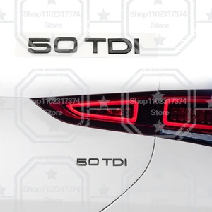 ABS -Car -Etikett 3D, Emblem, Heck -Stammdekoration Emblem, 2,0 2,5 3.0 4,0 TDI 30 35 40 45 50 55 TDI A4 A6 A6 A7 A8 Q5 Q7 8 Hauptverkauf A4 500 Blätter - №2