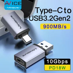 USB3.2 Type C OTG Adapter USB Female To Type c Male Fast Charging Adadpter for Macbook Xiaomi iPhone Samsung Laptop USB3.1/3.0