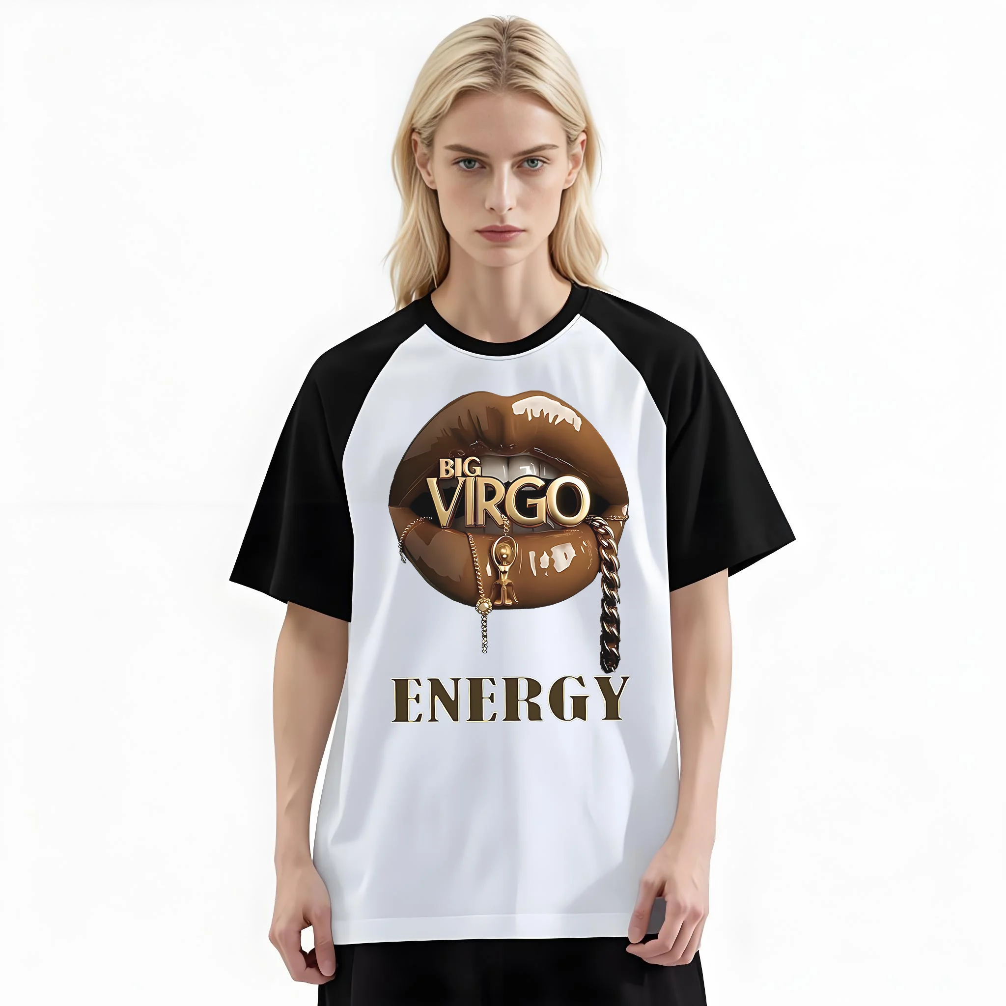 Camiseta de Moda para Mujer con Manga Raglán, Estampado Vintage Occidental 'Wanted Five Star', Camiseta Casual Cómoda de Verano, Top de Manga Corta para Uso Diario de Mujer