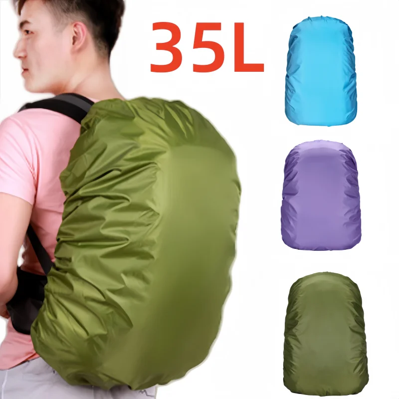 35LWaterproof Backpack Rain Cover Portable Adjustable Shoulder Bag Case Raincover Protect for Outdoor Camping Hiking Unisex