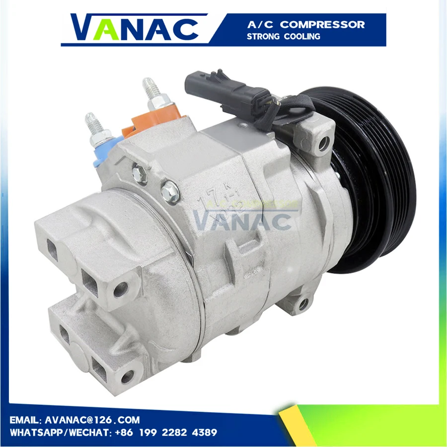 Air Ac Compressor for Chrysler Pacifica/Dodge Caravan 2.4L 3.5L 10S17C 5005496AD 5005496AE 5005496AF 5005496AG 447220-4683 67342
