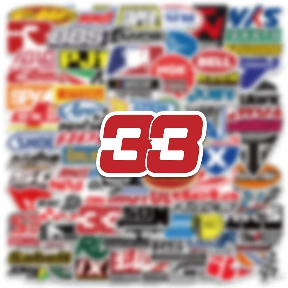 50/100pcs Cool Racing Car JDM Stickers Decals Laptop Skateboard Luggage Phone Helmet Waterproof Motorcycle Sticker Packs image 2