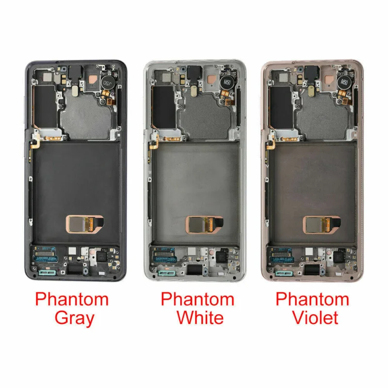 OEM OLED LCD display touch screen frame for Samsung Galaxy S21 plus