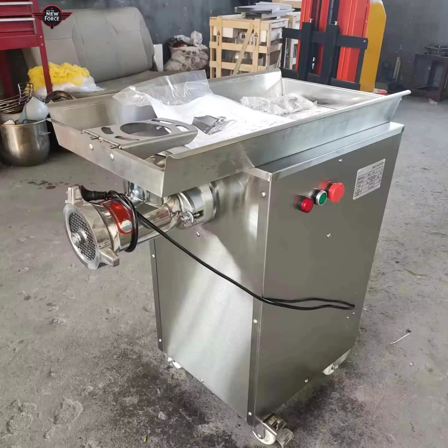 Commercial Automatic Meat Grinder Machine 32/42 Power 3KW 80KG 220V
