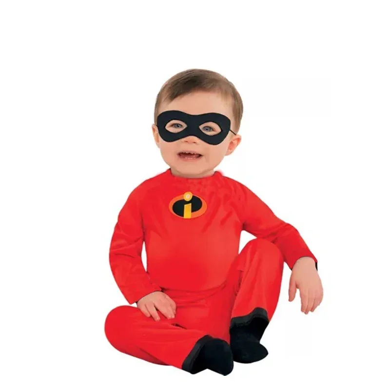 Violet Dash Kids Cosplay Jumpsuit Adult Superhero Family Costume For Halloween Carnival Baby Jack Jack Costume