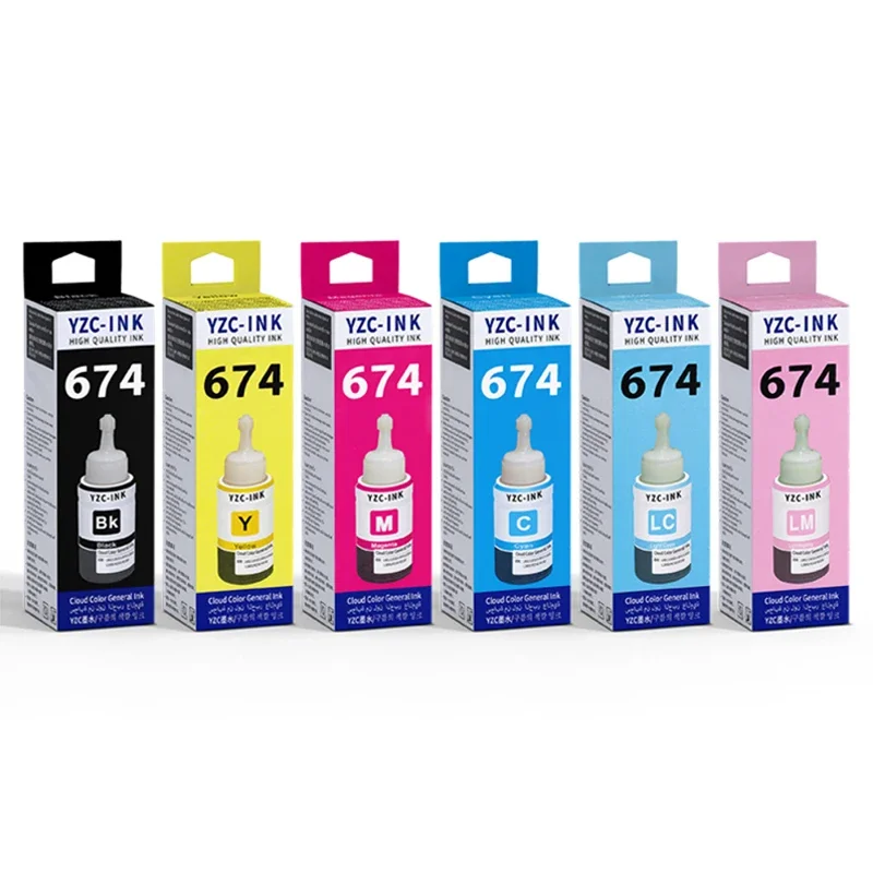 664 672 673 674 Compatible Refill Ink for EPSON EcoTank T664 T672 T673 T674 for L800 L805 L810 L850 L1800 L351 L350 L551