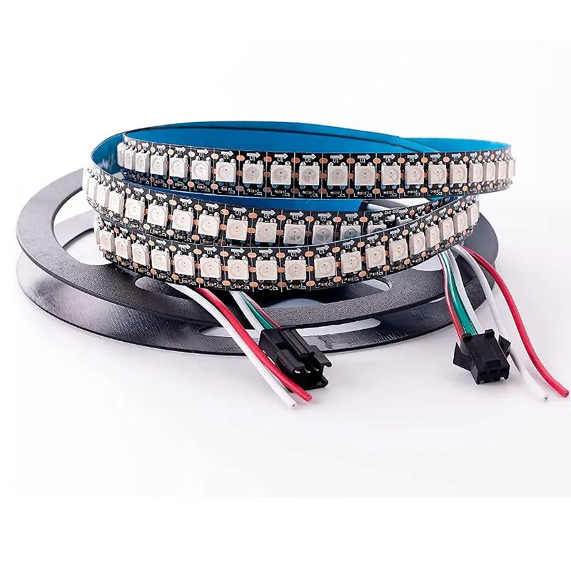 

LED 1M Strip Light WS2812B RGB Strip 144Leds IP20 5050 LED Colorful Tape Lamp 12mm PCB