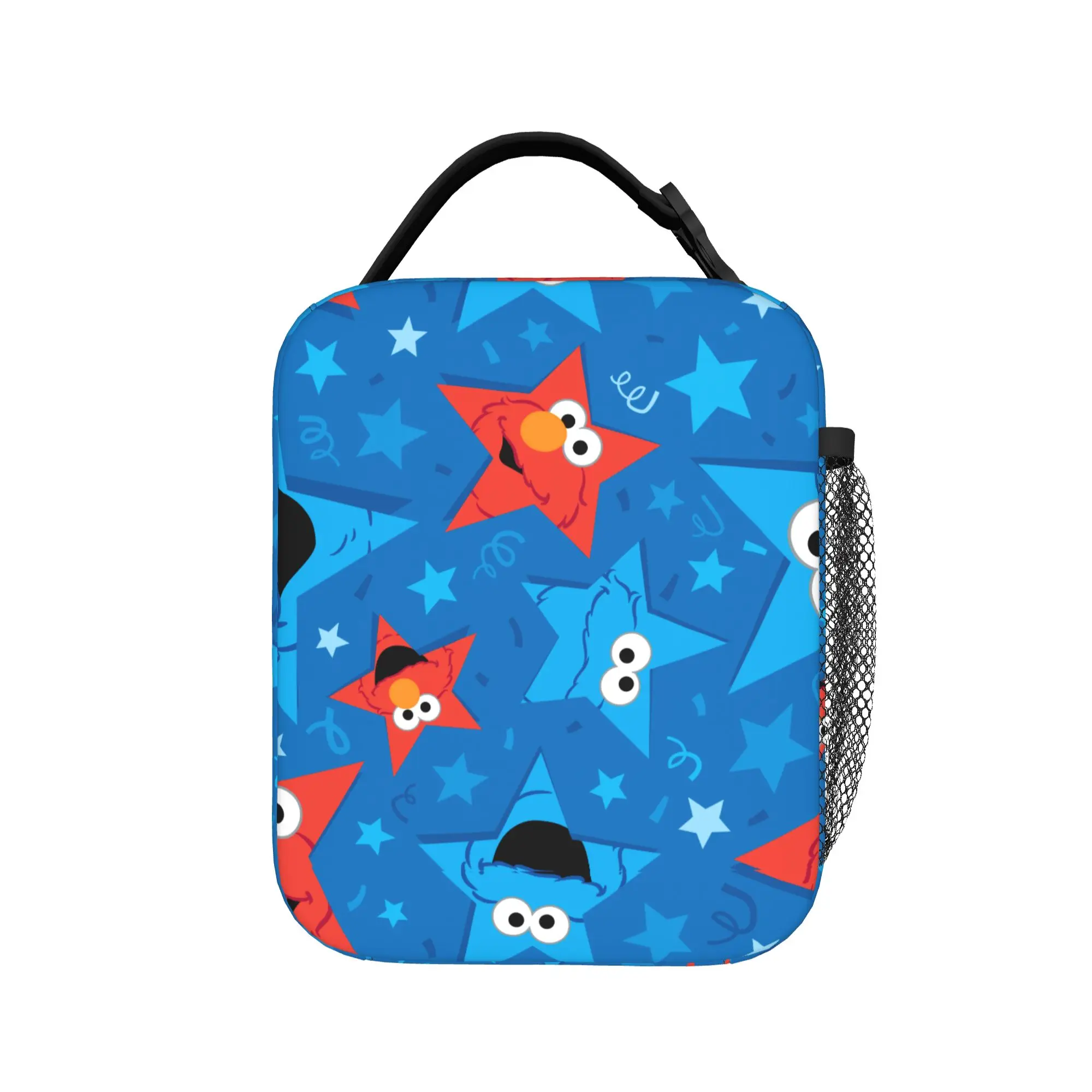 Cookies Monsters Thermal Insulated Lunch Bag for Picnic  Portable Food Bag Container Thermal Cooler Lunch Boxes