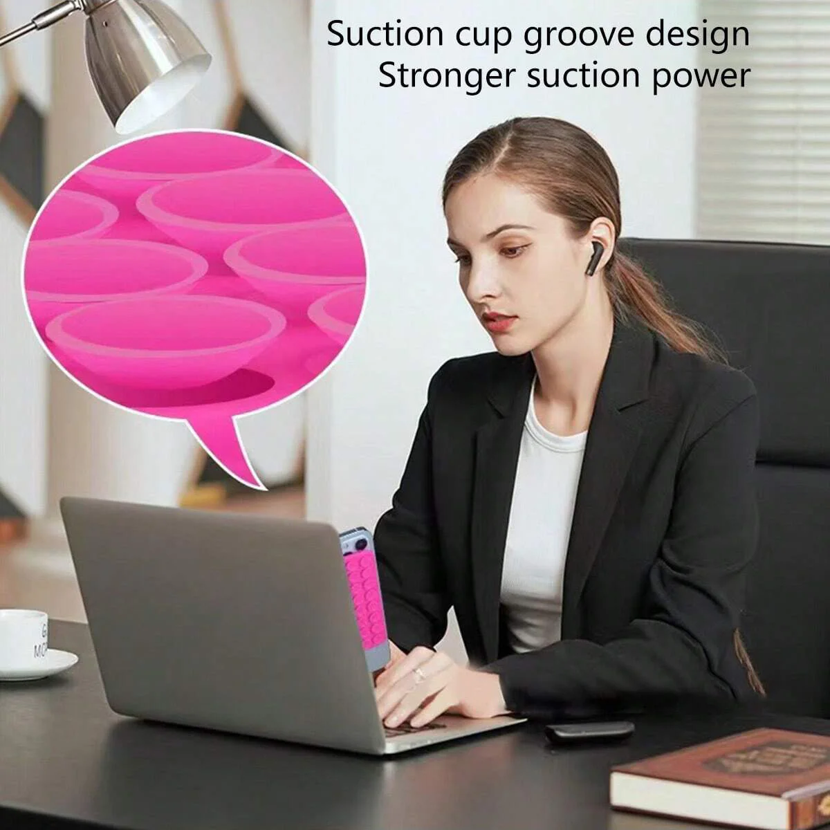 حامل أكواب شفط من السيليكون متعدد الوظائف مكون من 40 قطعة، غير قابل للانزلاق، حامل هاتف سيلفي محمول ومنقول #4