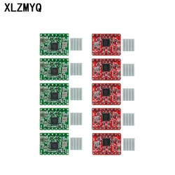 5-10pcs A4988 Stepper Motor Driver Module With Heatsink + Heat Sink 3D Printer Parts For SKR 1.4 GTR V1.0 MKS GEN V1.4 Board