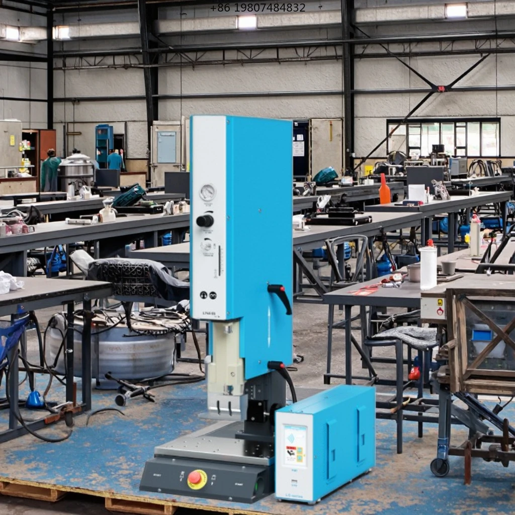 with 35K Welding 220V 1200W Power for Small Plastics New XZ Pneumatic Ultrasonic Small Plastic Welding Machine