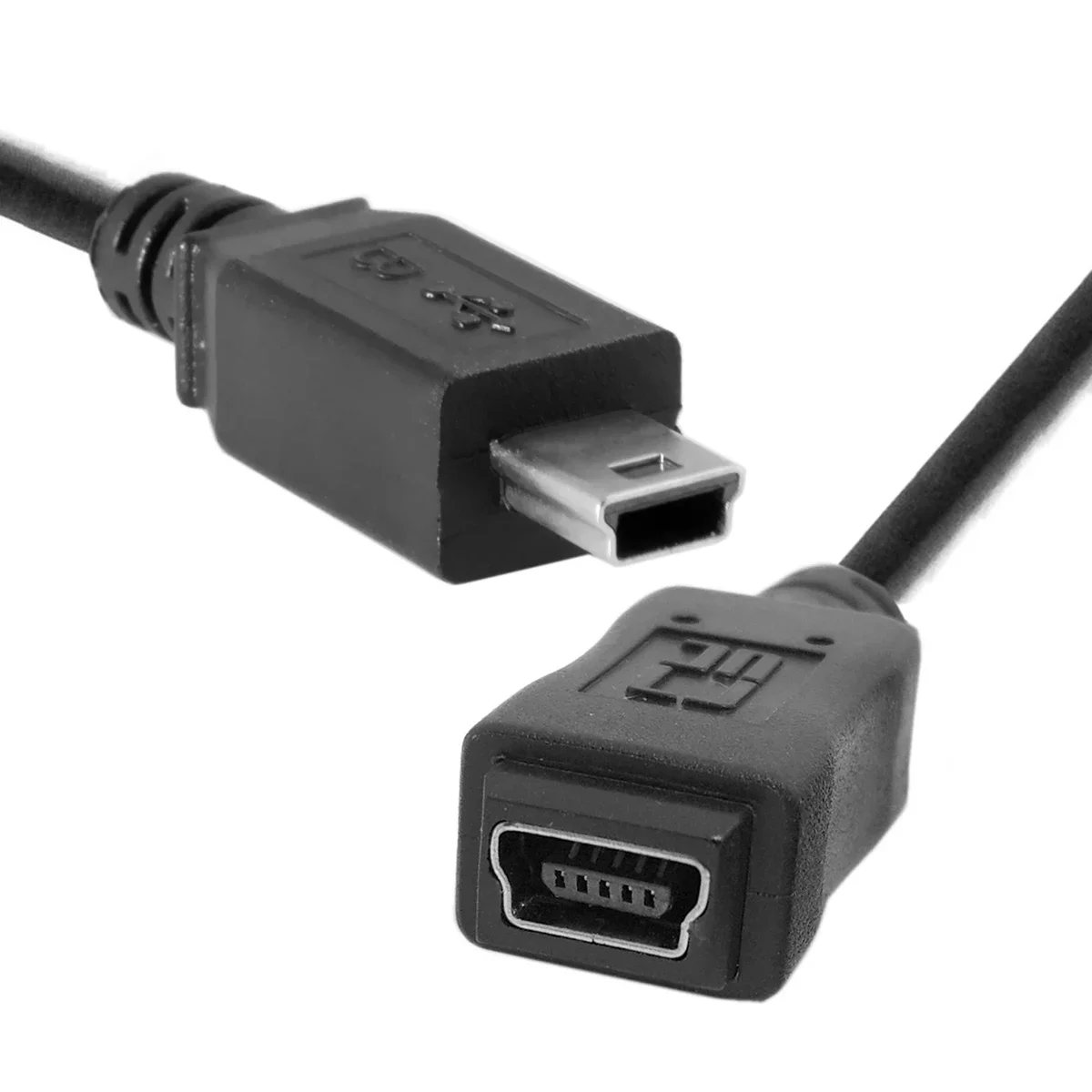 0.5M 1.5M  USB mini 5pin MINI USB 2.0 male to female extension cable for MP4 GPS camera