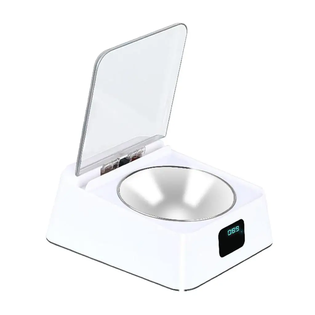Automatic Food Dispenser for Pets with Infrared Sensor Lid and Durable ABS Shell Long Battery Life