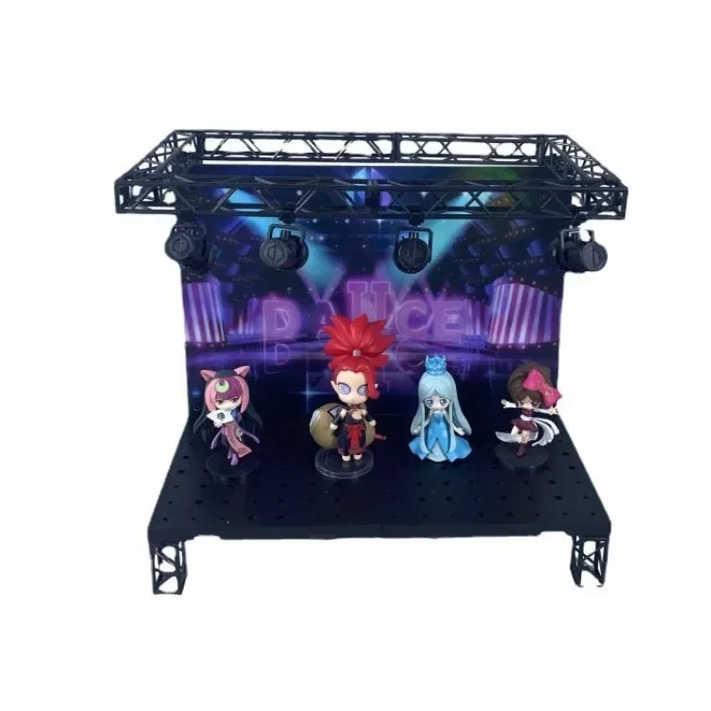 

Assemble Genaku Colorful Lighting Stage Base Background Panel Suitable for Gundam Model Figure Figure Tabletop Ornament