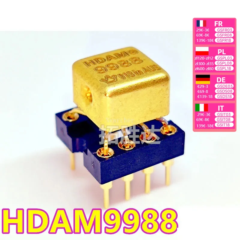 Nvarcher 1 PCS HDAM9988SQ/883B Dual Op AMP Upgrade AMP9980 MUSES8820 8920 5532DD OPA1612 For Amplifier DAC