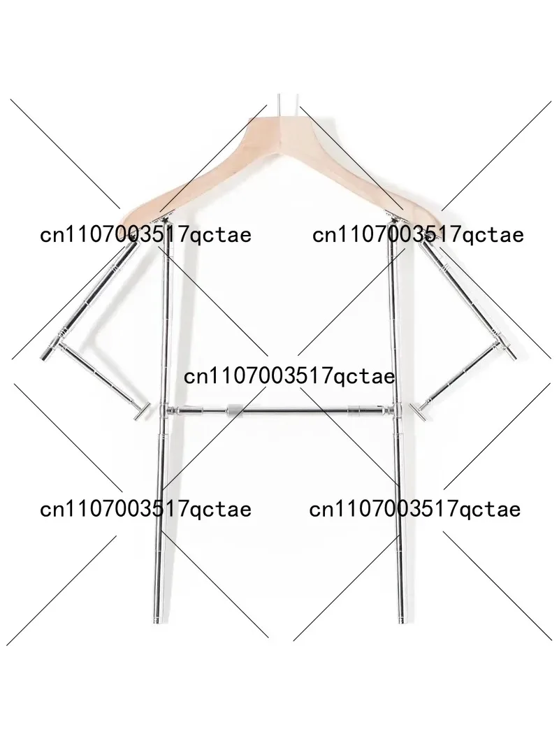 Adjustable Polo Shirt Display Stand Portable Hanger for T-Shirts and Shorts
