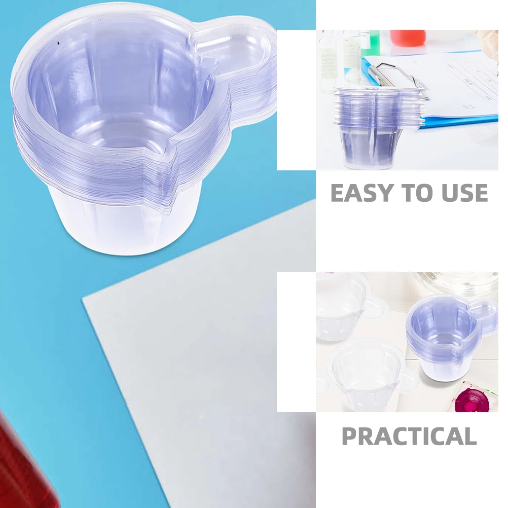 

200pcs Urine Sample Cups 40ml Wide Mouth Disposable Plastic Testing Containers Medical Specimen Bottle Lab Use