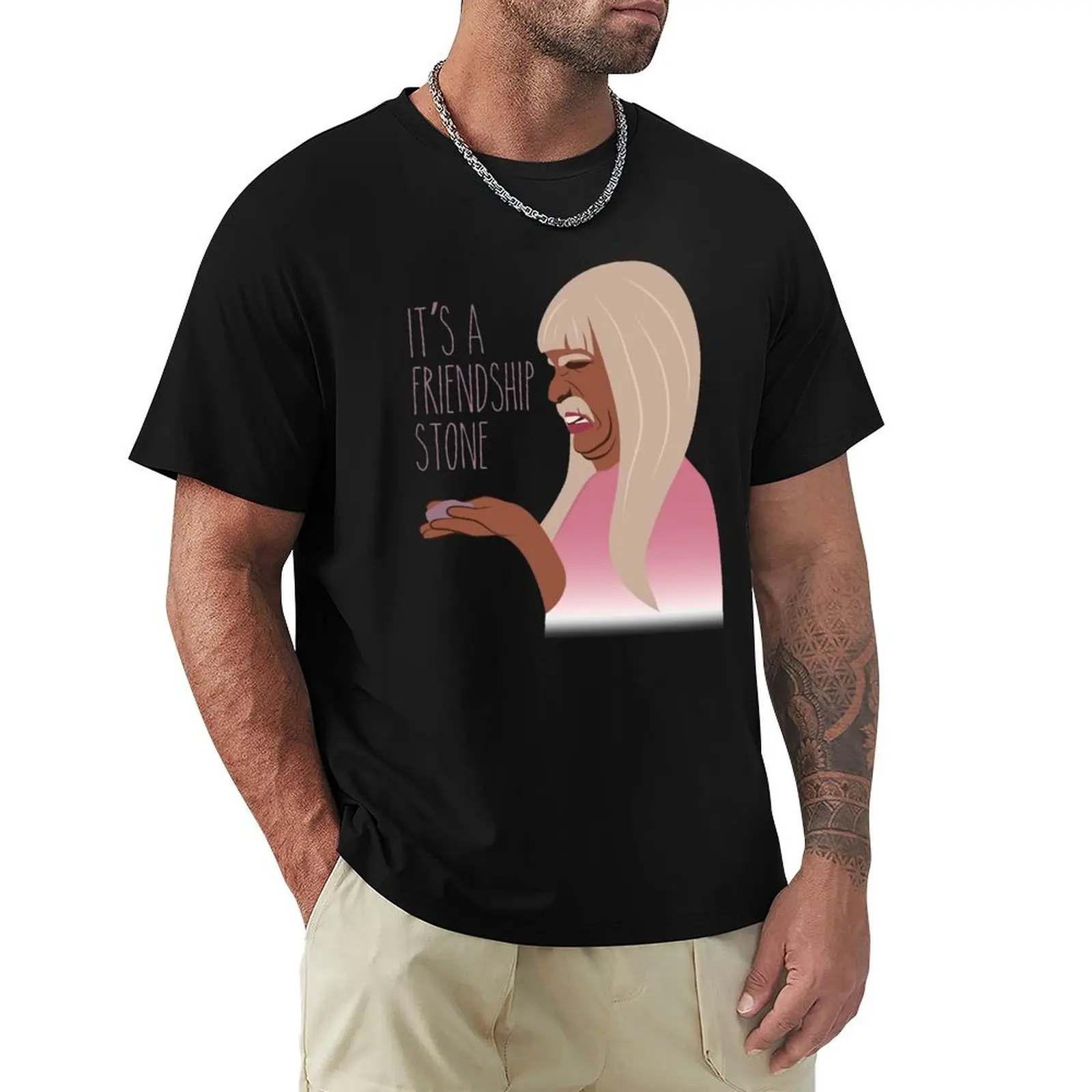 

It's A Friendship Stone Gentlemen Broncos Tshirt T-Shirt Running Gym Short Sleeve Sports Tee