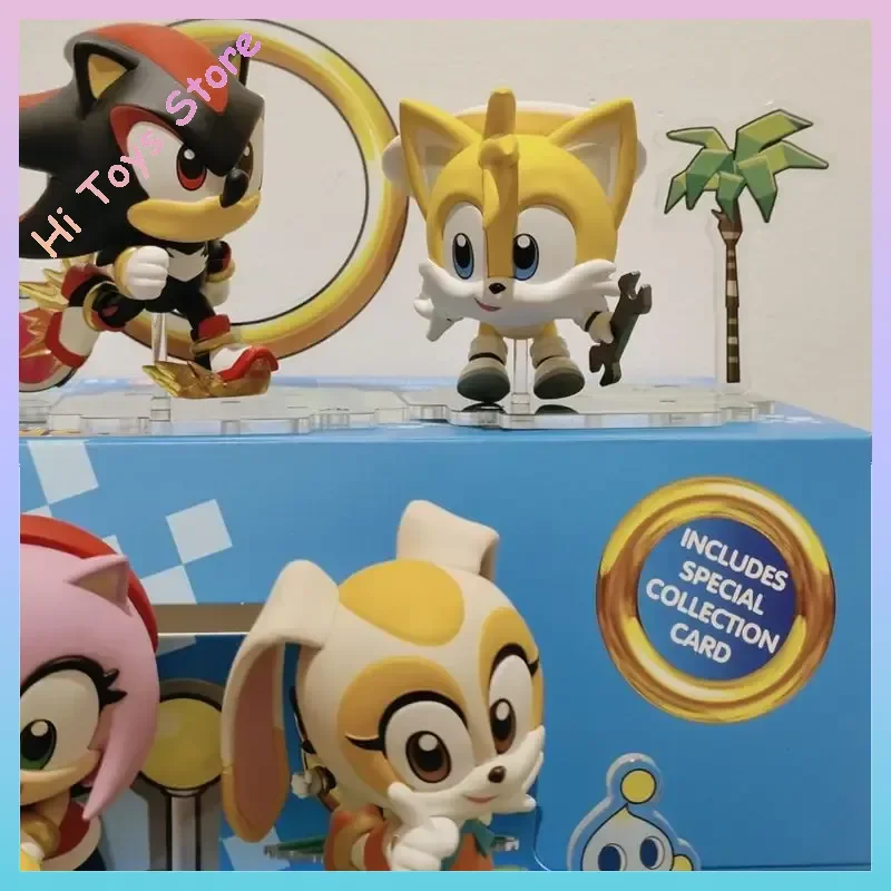 Disponibile Hottoys originali Cosbi Sega Action Figure Sonic Hedgehod Anime Figure Giocattoli per bambini Ornamento Regalo di compleanno