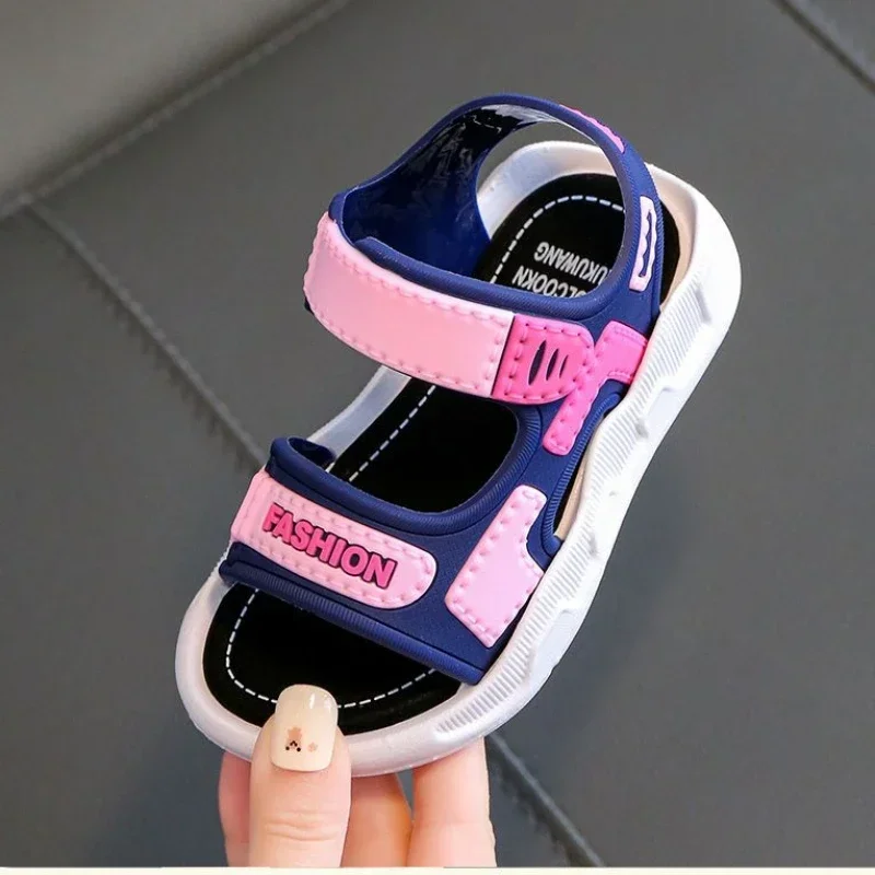 Fashion Kids Sandals Baby Shoes Boy Soft Sole Non-slip Boys Girls Sandals Toddler Children\'s Shoes Summer Beach 2-10 Years