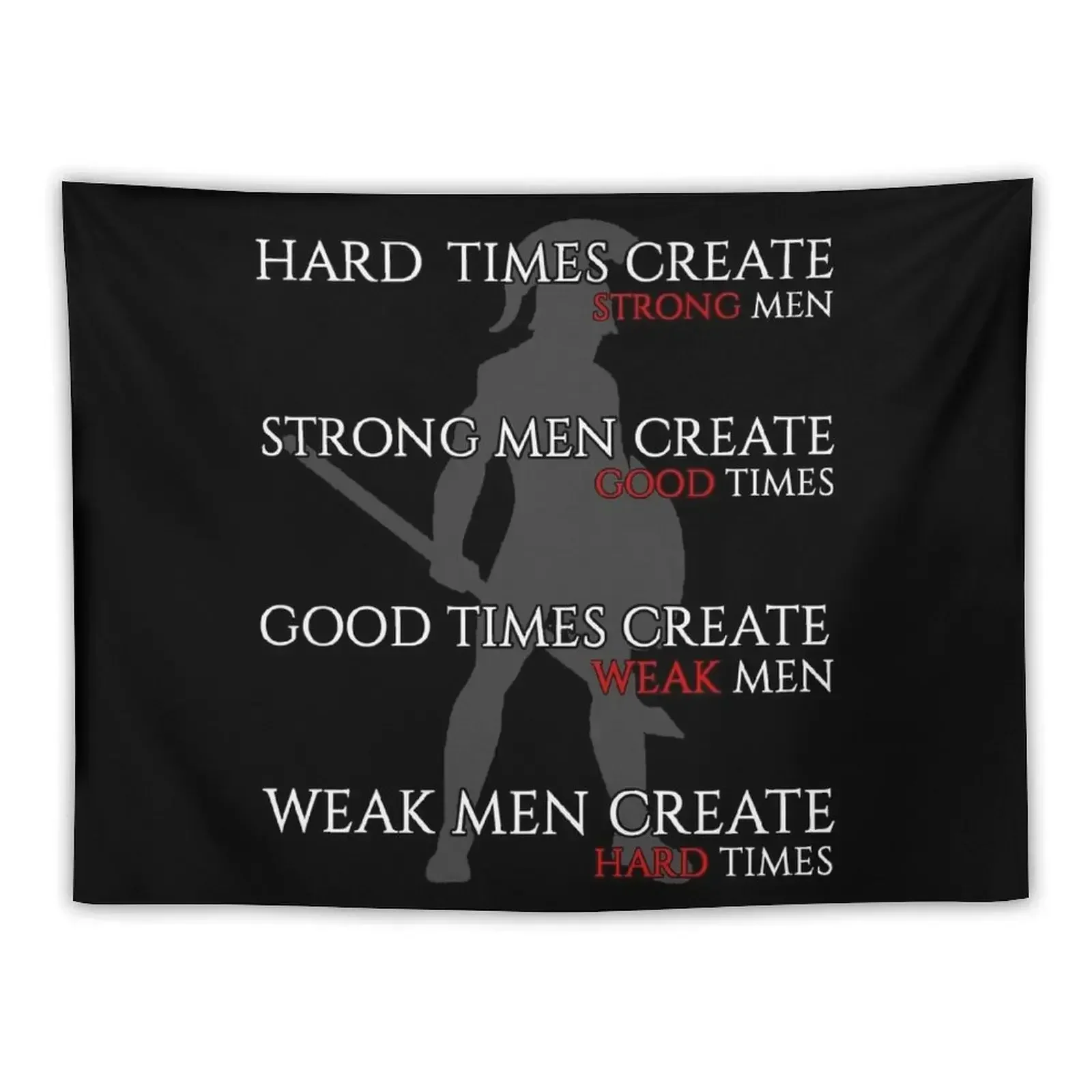 

Hard Times Create Strong Tapestry Tapete For The Wall Aesthetic Room Decoration Decor Home Room Design Tapestry