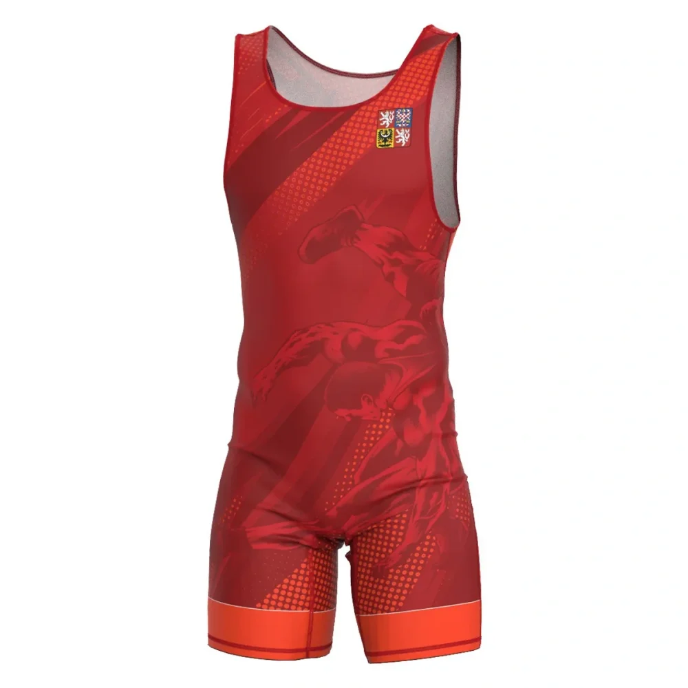 2025 Canottiera da wrestling da uomo Uniforme Canotte avanzate Abbigliamento Treno Attrezzatura da wrestling Corsa Speedsuit Abbigliamento sportivo Collant da boxe