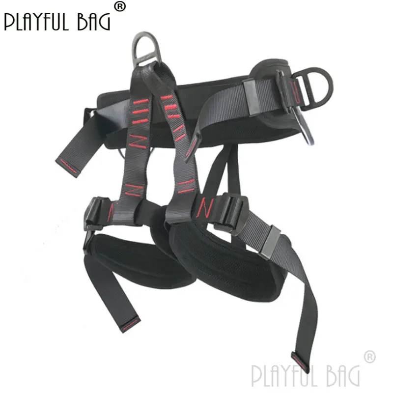 Rock Climbing Half Body Safety Harness Outdoor anti-fall mountaineering belt High-altitude work safety belt ZL216