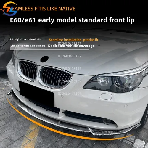 Imagen 2 del producto Para BMW Serie 5 Bmw E60 E61 versión pre estándar 2004-2007 modificación del alerón de pala delantera de labio delantero