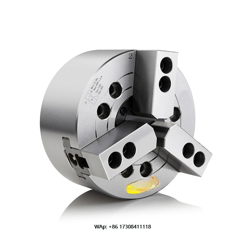 Cnc Chuck 8-inch Big Hole Lathe Chuck Hydraulic Outer Diameter 210mm Through-hole Diameter 3 Jaw Hydraulic Power Chuck