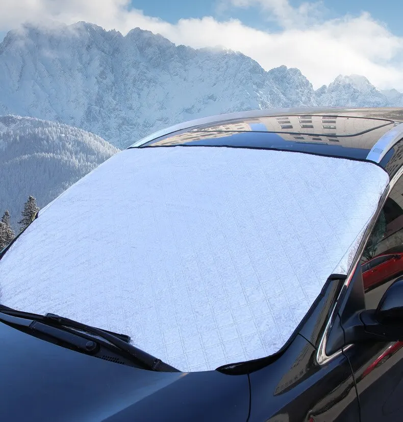 Front Windshield Sunshade Car Anti-exposure Heat Insulation Anti-snow Anti-icing Cover Front Parasol Window Car Clothing Cover image 5