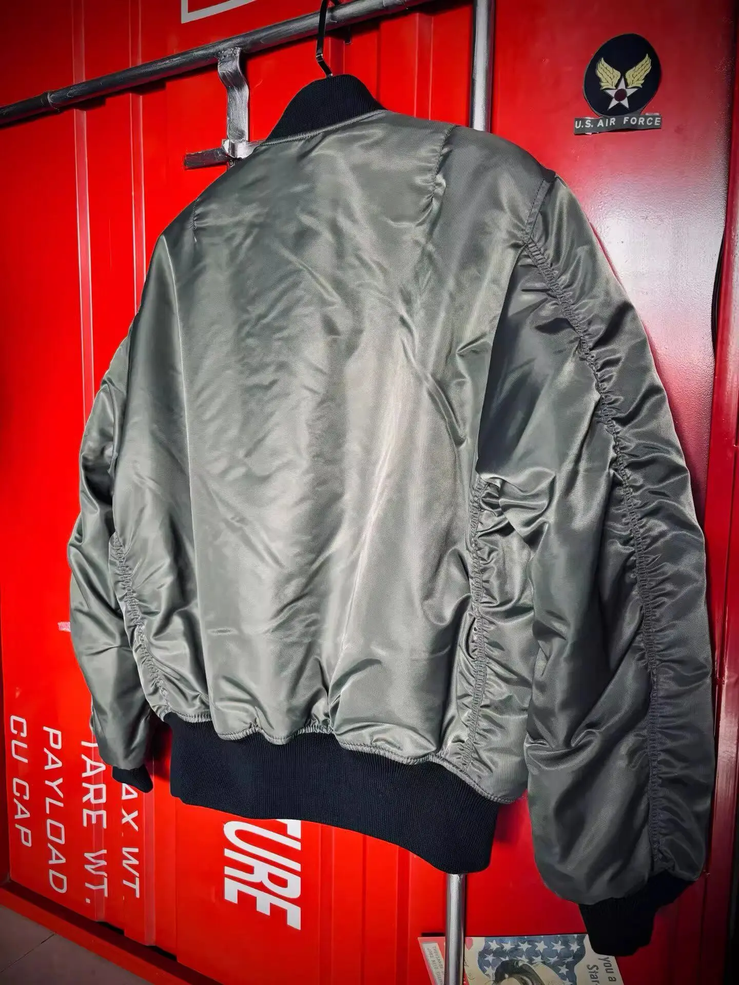 Saber-toothed tiger embroidered Ma1 flight jacket ma1 jacket BUZZ
