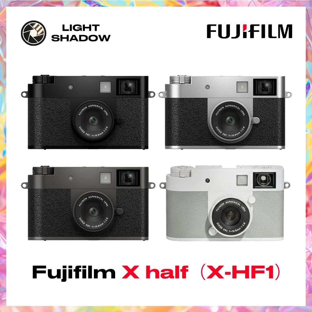 Fujifilm X Half (X-HF1) Compact Digital Camera 4K Video IBIS Built-in Mic Travel Vlog Webcam Ready