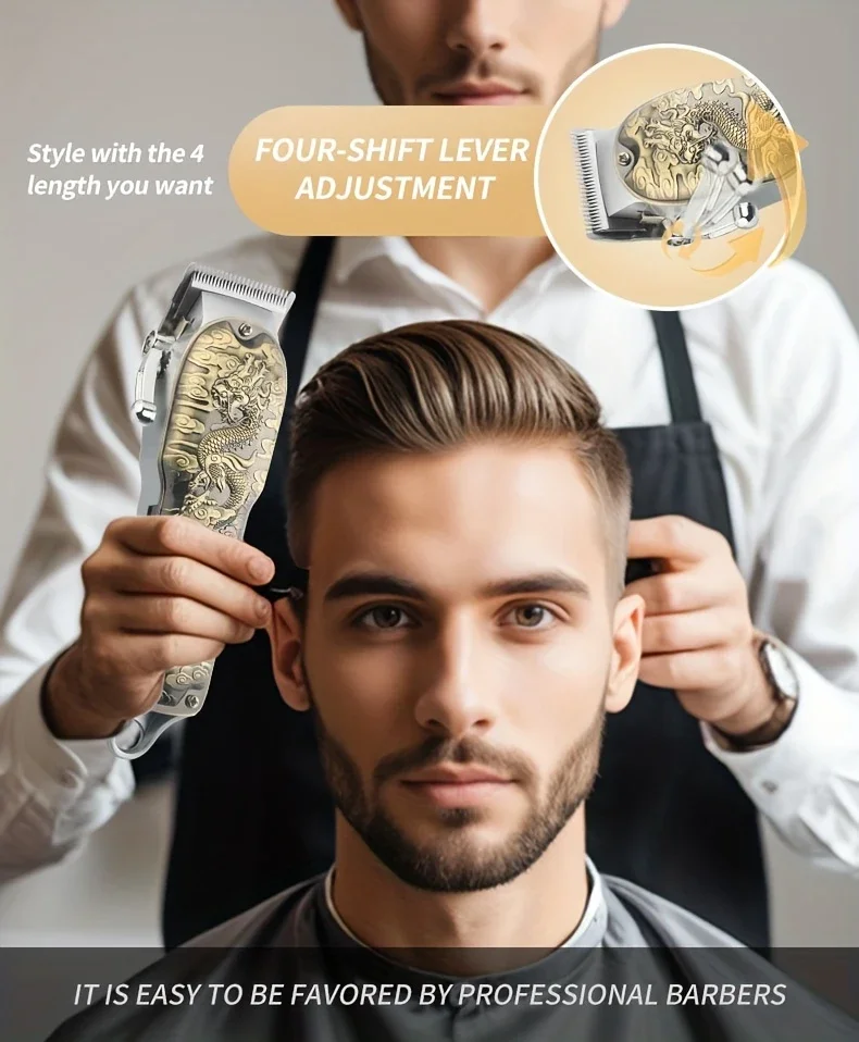 X31 / T9 Professionelles Herren-Haarschneidemaschinen-Set, wiederaufladbares USB-LCD-Display, perfekt als Weihnachtsgeschenk, 2000-mAh-Lithiumbatterie – Detail 1