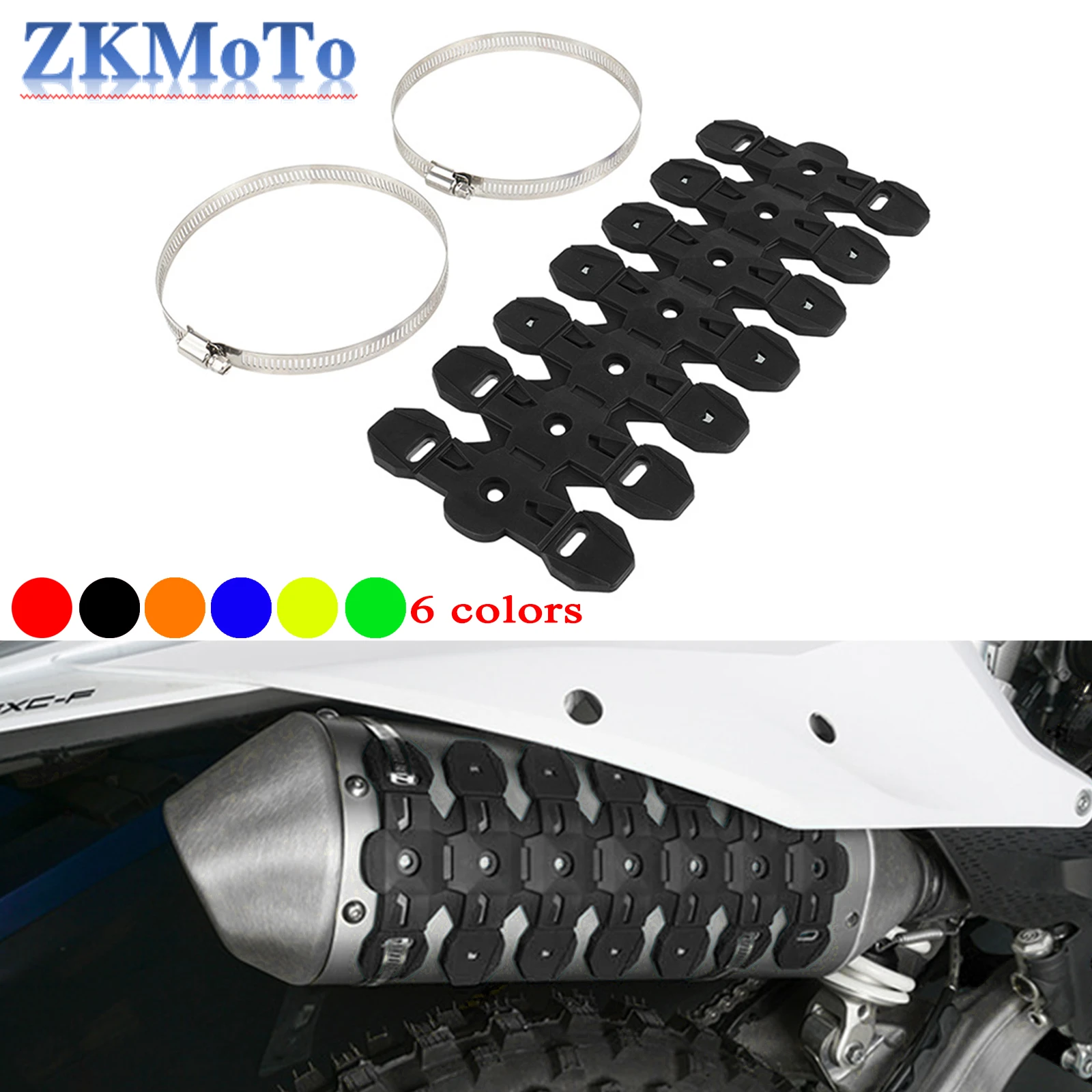 

Motorcycle Exhaust Muffler Pipe Heat Insulation Anti-scalding Protector Protective Cover For KTM Honda Yamaha Kawasaki Suzuki