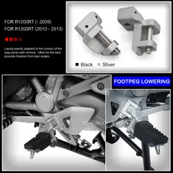 Footpeg Lowering Kit For BMW R1200RT r1200 rt R 1200 RT 1200RT 2007 2006 2010 2008 2013 Motorcycle Rider Footrest Front Foot Peg