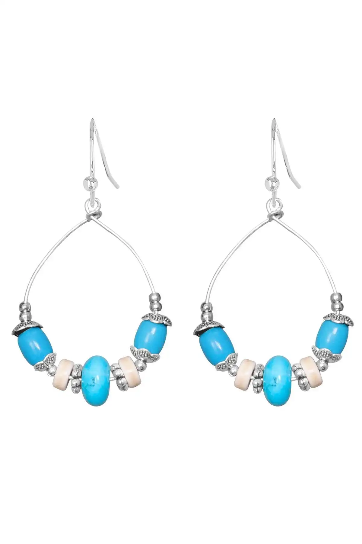 

Fashion Turquoise Sunland Hoop Earrings Jewelry