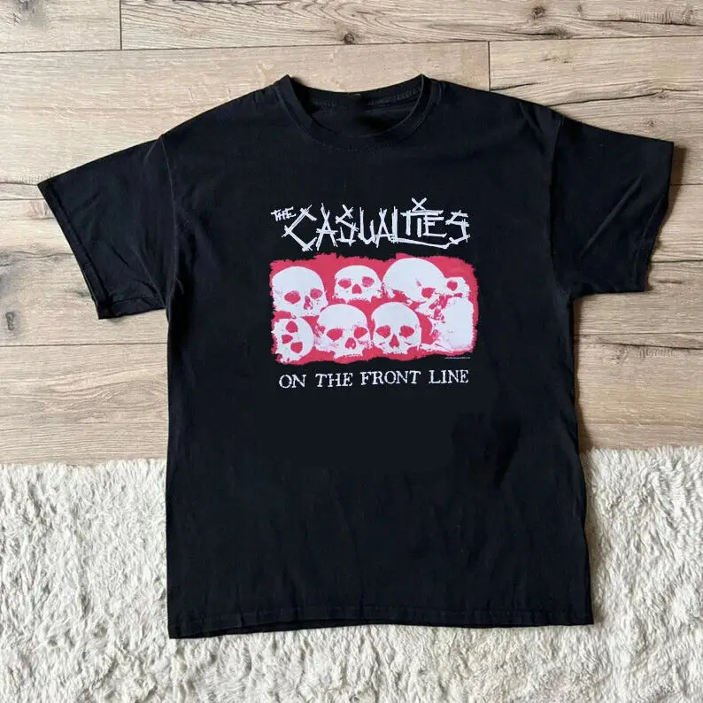 

The Casualties Punk Band Tshirt, unisex style, classic shirt TE7735