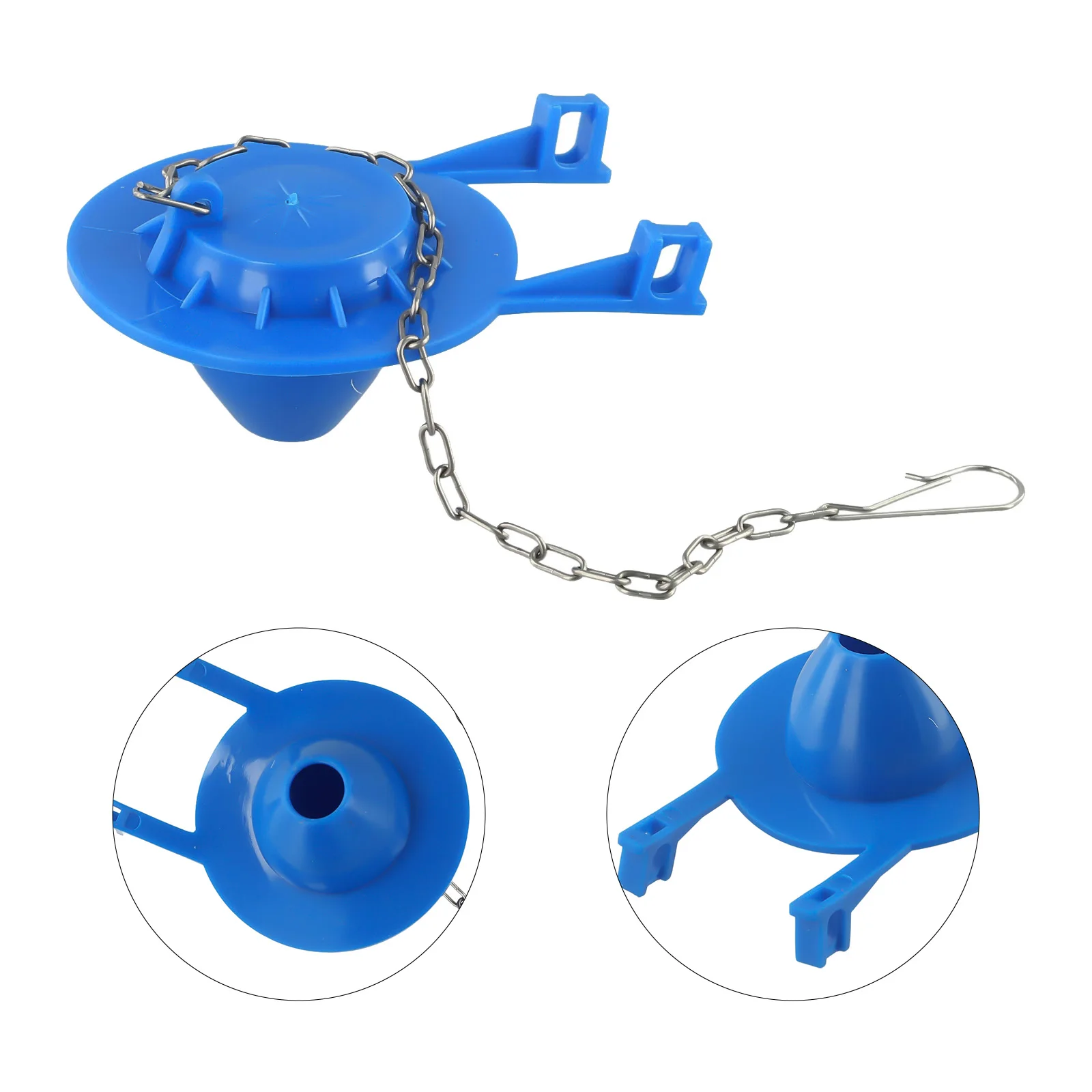 

Valve Toilet Flapper Accessoties Cap Tank PVC Quickly And Easily Valve Bathroom Drain Flapper Flush Replacement Practical