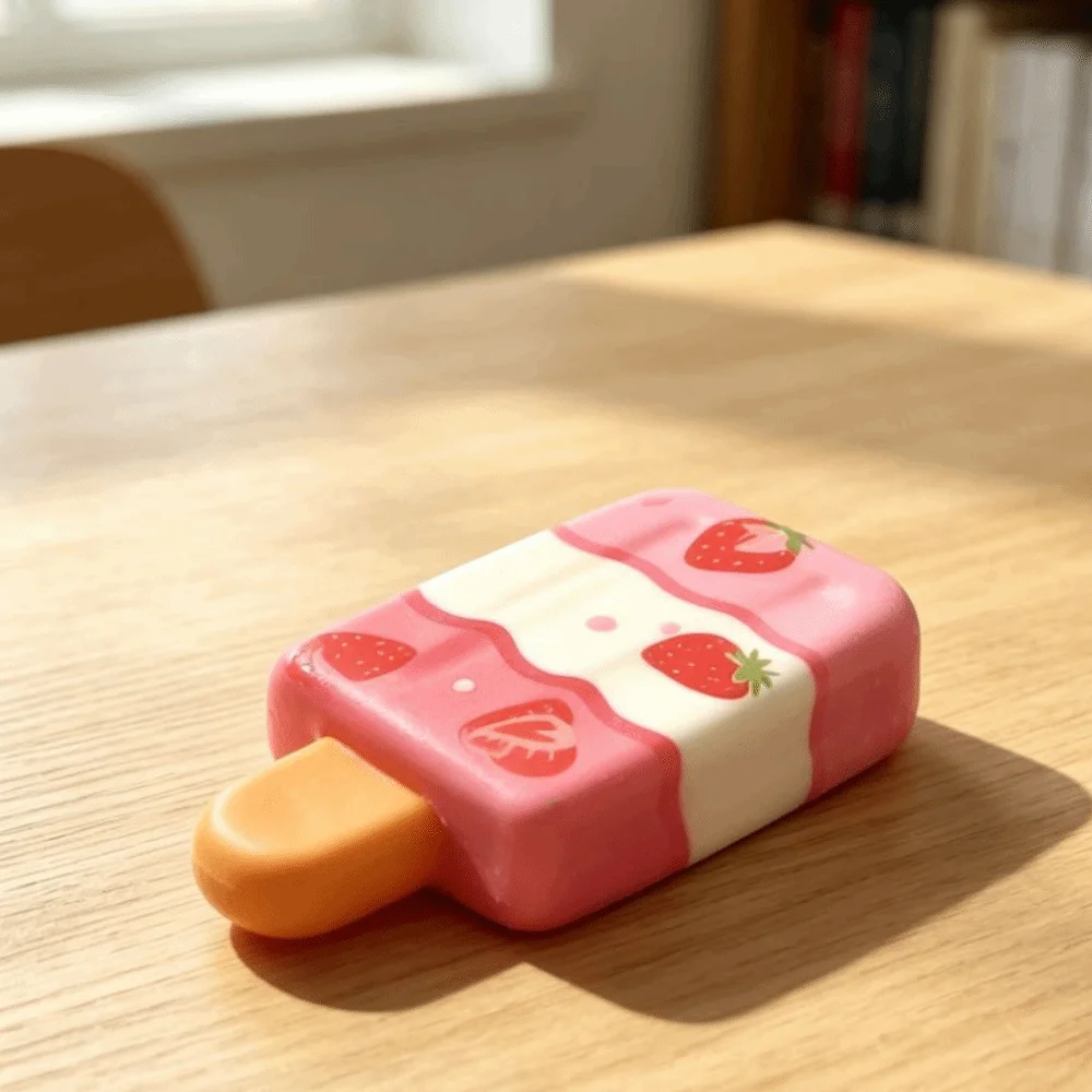 Simulated Ice Popsicle Ice Cream Squishy Slow Rebound Slow Rising Slow Rebound Handheld Portable Reduce Pressure Summer Party