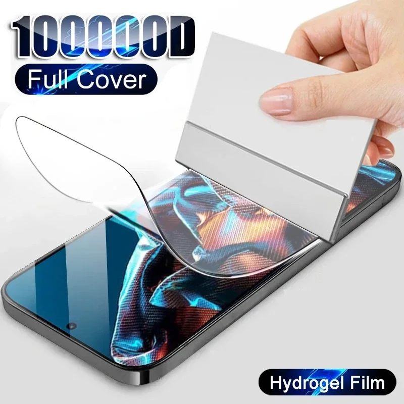 For Xiaomi Poco X5 X3 X4 Pro 5G Hydrogel Film Screen Protector For Xiaomi Poco F5 F4 GT F3 M3 M4 M6 Pro M5 M5S Protective Film