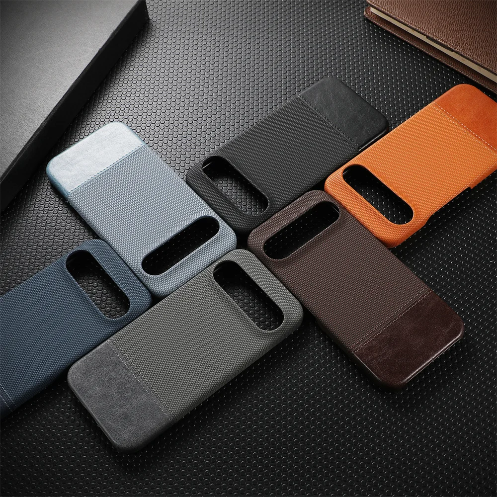 Fashion Leather Phone Case For Google Pixel 9 8 Pro 9 Pro XL 8A 9Pro Matte Skin Feel Shockproof Thin Cover For Pixel 8 9 Pro XL