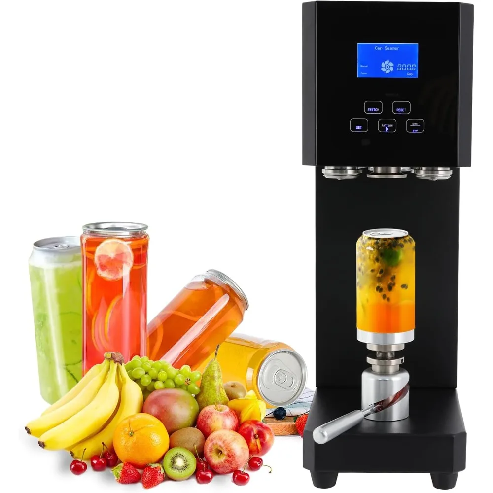 Mesin Penyegel Kaleng Elektrik, Mesin Penyegel Gelas 4-6 Detik/Kali, Penyegel Botol Minuman Teh Susu, Mesin Penyegel Minuman
