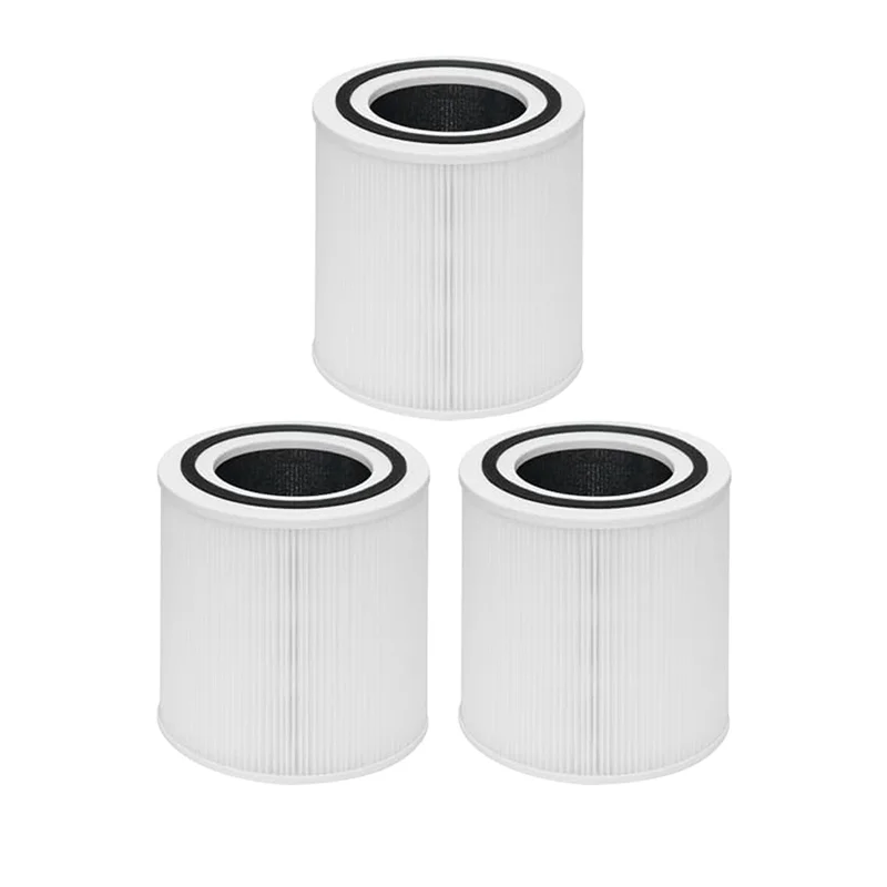 

3PCS Replacement Filters for TaoTronics TT-AP005 Air Purifier, H13 True HEPA and Activated Carbon Filter