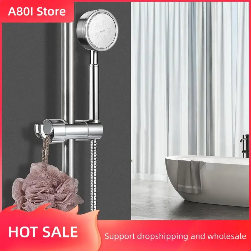 

Регулируемый держатель для душа A80I 360° ° Поворотный держатель для душа с двумя крючками, подходящий для ванной комнаты