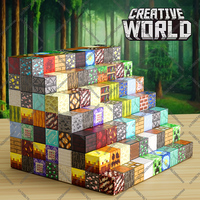 Magnetic Building Blocks Mine World for Stacking Construction Set Magnet Cube Sensory Toys Kids Boys Girls Ages 3+ DIY Toys Gift