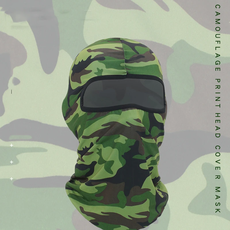 1 قطعة دراجة نارية في الهواء الطلق الغبار والرياح ركوب قناع هود التمويه طباعة الرياضة هود واقية من الشمس ركوب قناع