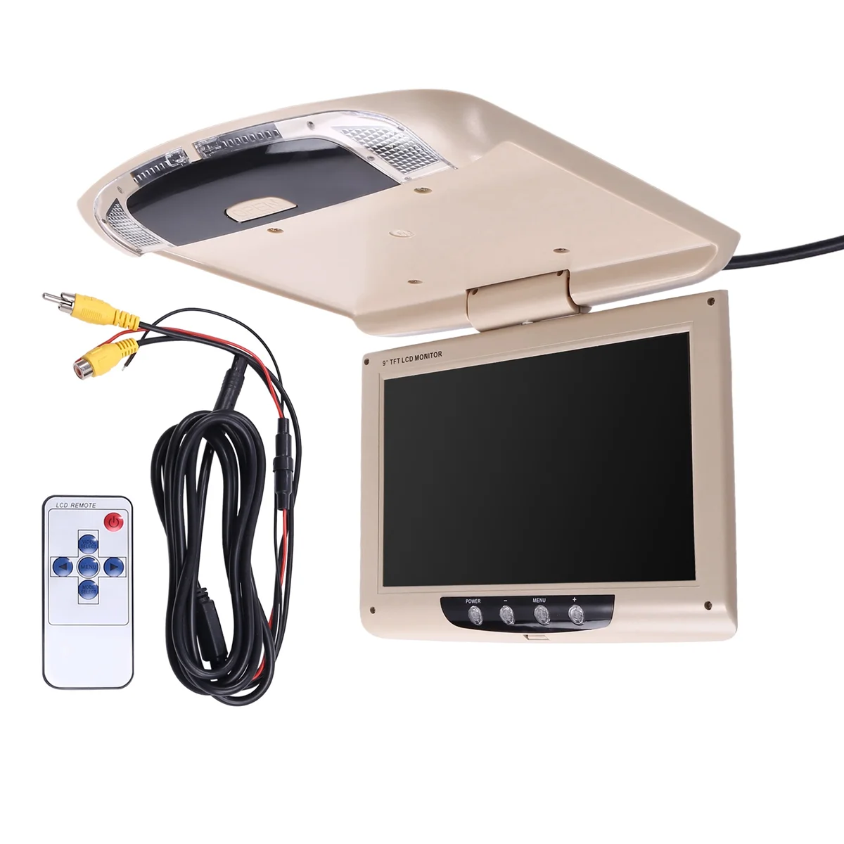 Car Roof Monitor Lcd Flip Screen Top Multimedia Video Ceiling Roof Mounted Display, Car Ceiling Display